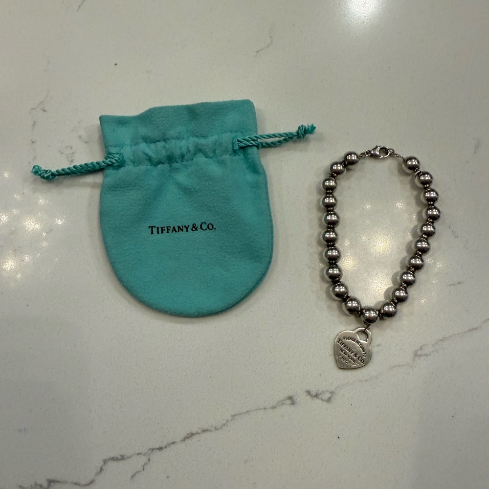Tiffany & Co. Silver Heart Tag Bracelet